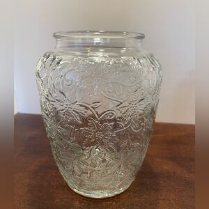 Princess House Fantasia Large Canister only no lid, 9.5”h